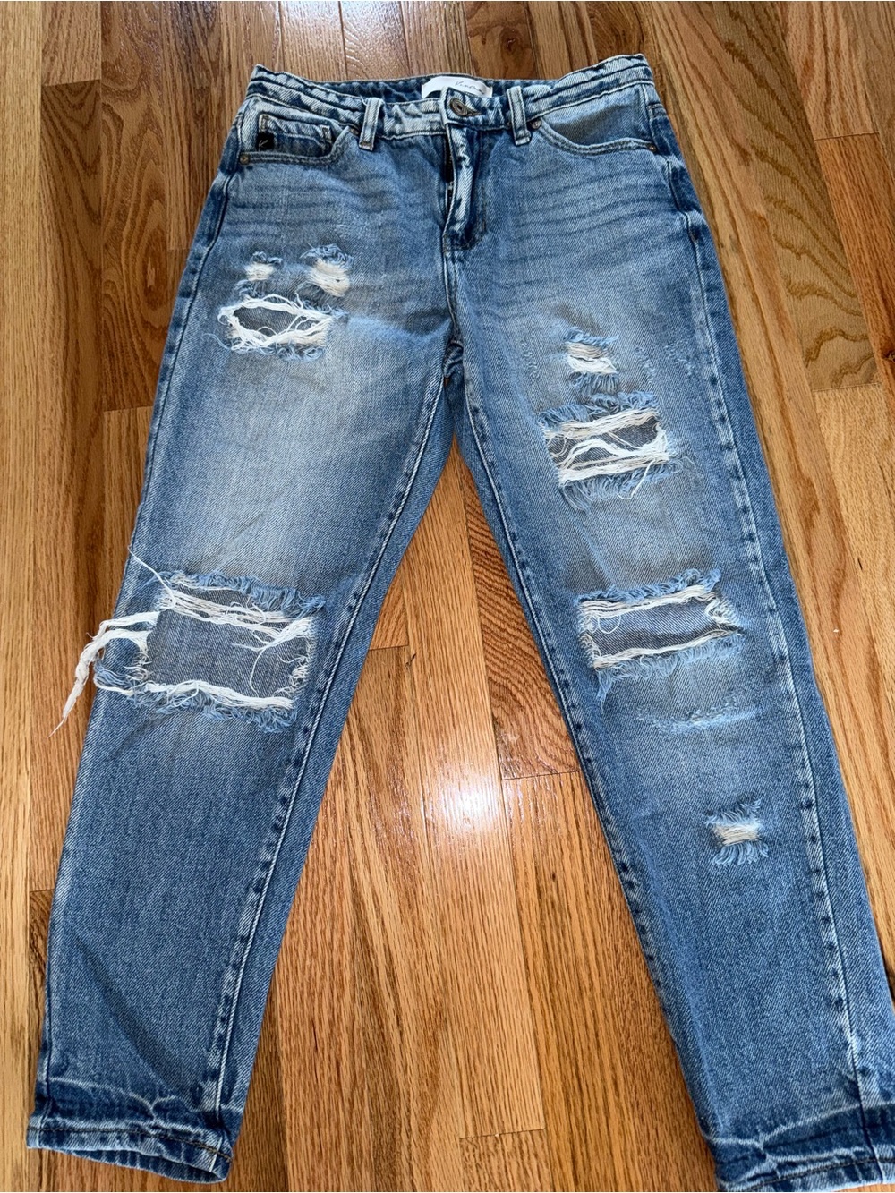 KanCan Light Blue Distressed Skinny Jeans